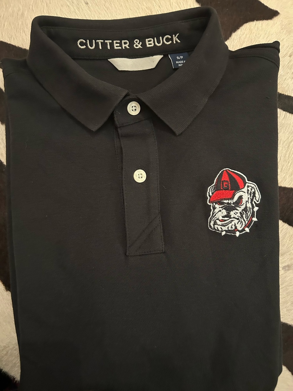 NWOT CUTTER & BUCK UGA POLO SIZE SMALL